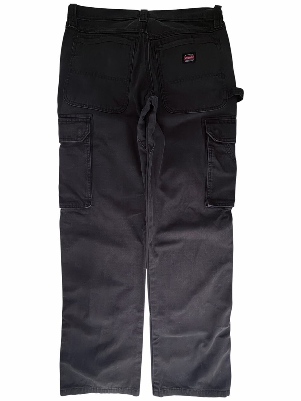 Wrangler Workwear Cargo Carpenter Pants Men's 32x32 Black